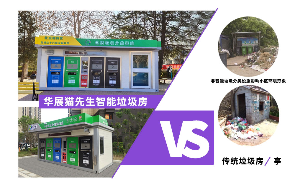 貓先生智能垃圾分類房，定時定點(diǎn)垃圾收集站 ，垃圾房生產(chǎn)廠家