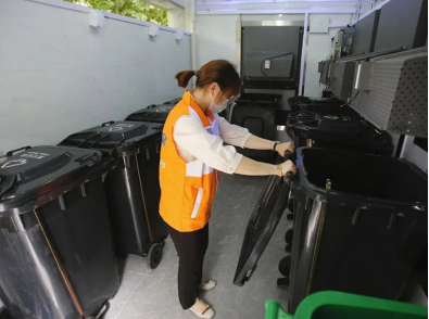 貓先生，智能垃圾分類設(shè)備，垃圾房廠家，定時(shí)定點(diǎn)垃圾收集點(diǎn)