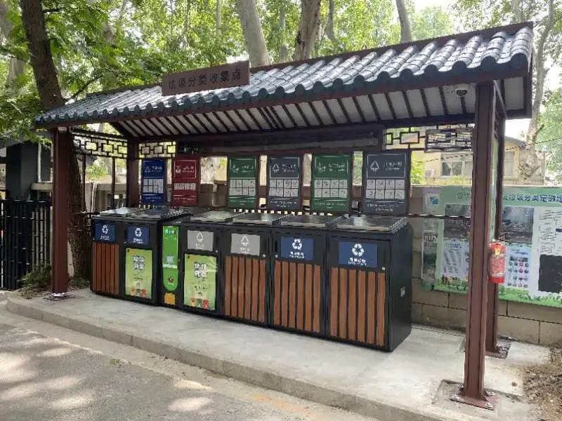 貓先生智能垃圾分類亭，定時定點垃圾收集點 ，垃圾亭生產(chǎn)廠家
